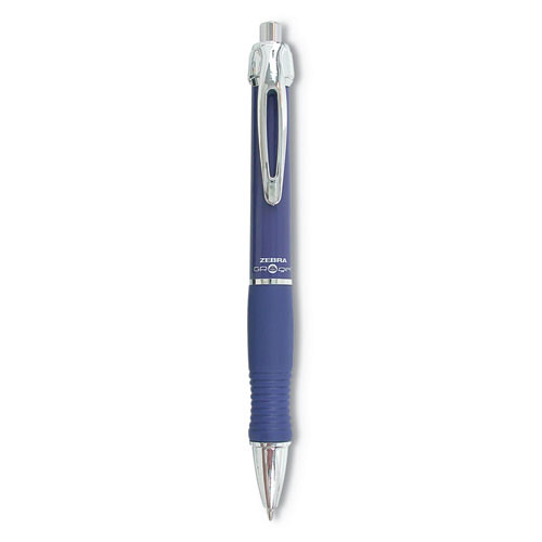 Sarasa Dry X10 Gel Pen, Retractable, Medium 0.7 Mm, Blue Ink, Blue/silver Barrel, 12/pack