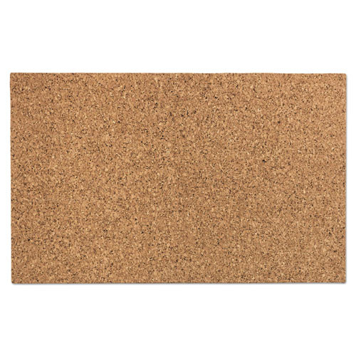 Idesign Frameless Cork Bulletin Board, 24 X 38, Tan Surface