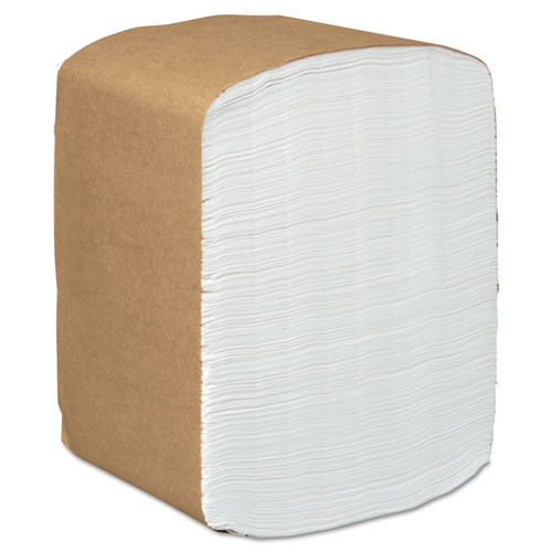 Full-fold Dispenser Napkins, 1-ply, 12 X 17, White, 250/pack, 24 Packs/carton