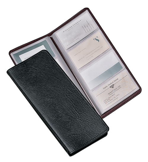 CRD34422 Sewn 96 Card File, Black