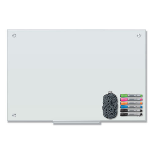 Magnetic Glass Dry Erase Board Value Pack, 35 X 23, White