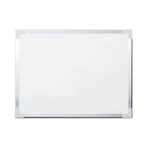 Framed Dry Erase Board, 48" X 36", White Surface, Satin Aluminum Frame