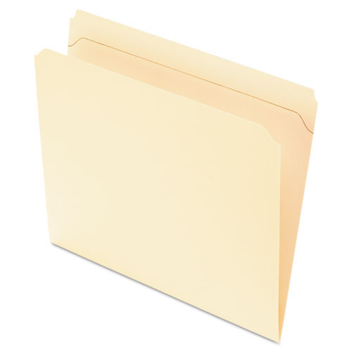 PFXR752 Pendaflex® Reinforced-Top File Folders, Letter Size, Manila, Straight Cut, 100/BX