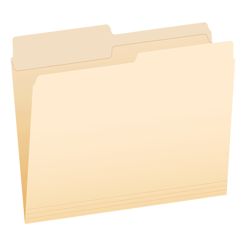 PFXR75212 Pendaflex® Reinforced File Folders, Letter Size, 1/2 Cut, Manila, 100 Per box