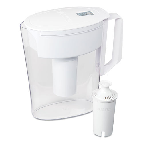 Classic Water Filter Pitcher, 40 Oz, 5 Cups, Clear