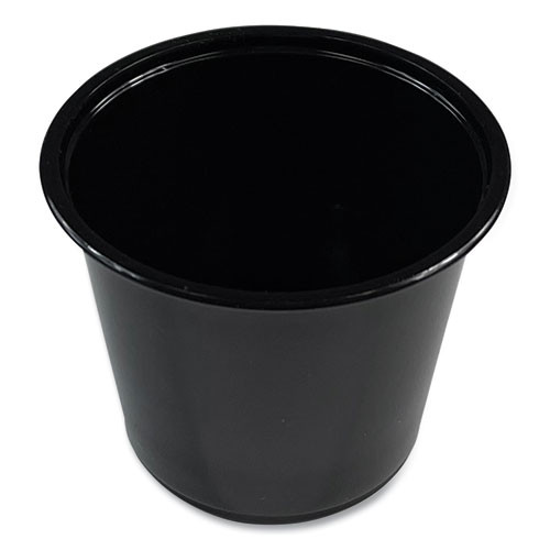 Souffle/portion Cups, 5.5 Oz Polypropylene, Black, 2,500/carton