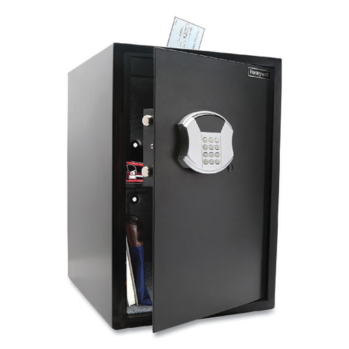 Digital Steel Security Safe With Drop Slot, 15 X 7.8 X 22, 2.87 Cu Ft, Black