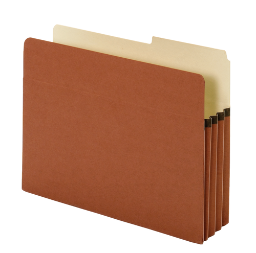 PFX63088P Pendaflex® Pockets, Standard, 3.5" Exp., Brown, Letter, 25/BX, 4 BX/CT