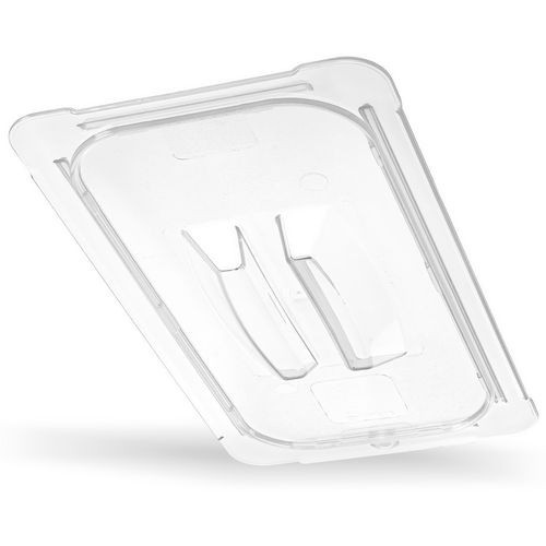 Storplus Polycarbonate Handled Universal Lid, 10.38 X 12.75 X 0.88, Clear, Plastic