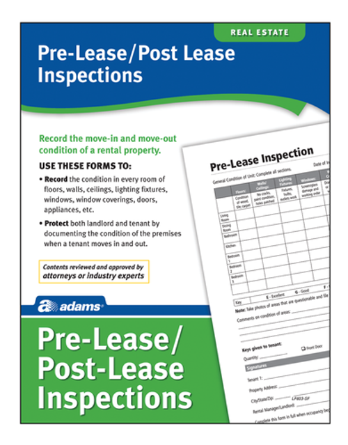 ABFLF603 Pre-Lease & Post-Lease Inspections, Forms and Instructions
