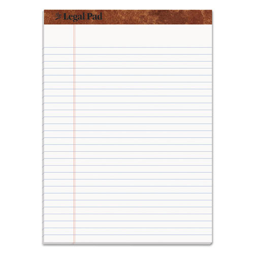 TOP75330 TOPS™ The Legal Pad Writing Pad, 8-1/2" x 11-3/4", Legal Rule, 50 Sheets