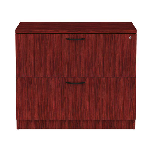 Alera Valencia Series Lateral File, 2 Legal/letter-size File Drawers, Mahogany, 34" X 22.75" X 29.5"