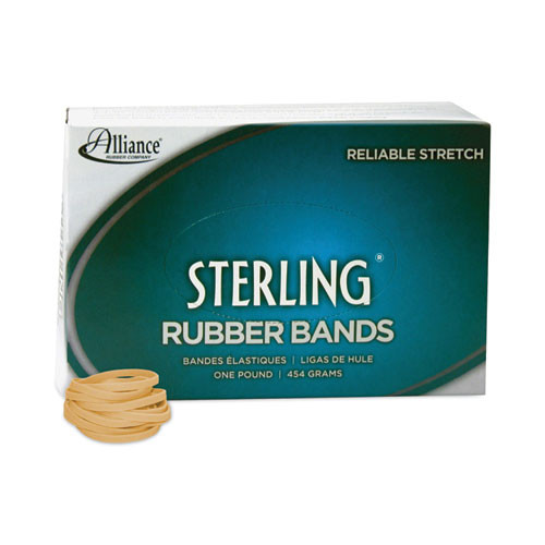 Sterling Rubber Bands, Size 30, 0.03" Gauge, Crepe, 1 Lb Box, 1,500/box