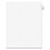 Preprinted Legal Exhibit Side Tab Index Dividers, Avery Style, 10-tab, 2, 11 X 8.5, White, 25/pack