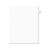 Preprinted Legal Exhibit Side Tab Index Dividers, Avery Style, 10-tab, 3, 11 X 8.5, White, 25/pack