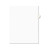 Preprinted Legal Exhibit Side Tab Index Dividers, Avery Style, 10-tab, 7, 11 X 8.5, White, 25/pack