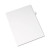 Preprinted Legal Exhibit Side Tab Index Dividers, Avery Style, 10-tab, 7, 11 X 8.5, White, 25/pack