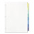Print And Apply Index Maker Clear Label Dividers, 8-tab, Color Tabs, 11 X 8.5, White, Contemporary Color Tabs, 5 Sets