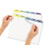 Print And Apply Index Maker Clear Label Dividers, 5-tab, Color Tabs, 11 X 8.5, White, Contemporary Color Tabs, 25 Sets