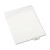 Avery-style Preprinted Legal Bottom Tab Dividers, 26-tab, Exhibit S, 11 X 8.5, White, 25/pack