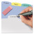 Write And Erase Big Tab Durable Plastic Dividers, 3-hole Punched, 5-tab, 11 X 8.5, Assorted, 1 Set