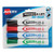 Marks A Lot Desk-style Dry Erase Marker, Broad Chisel Tip, Assorted Colors, 4/set (24409)