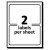 Printable Adhesive Name Badges, 3.38 X 2.33, White, 100/pack