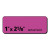 High-visibility Permanent Laser Id Labels, 1 X 2.63, Neon Magenta, 750/pack