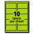 High-vis Removable Laser/inkjet Id Labels, 2 X 4, Asst. Neon, 120/pack