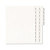 Preprinted Legal Exhibit Side Tab Index Dividers, Allstate Style, 25-tab, Exhibit 1 To Exhibit 25, 11 X 8.5, White, 1 Set