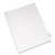 Preprinted Legal Exhibit Side Tab Index Dividers, Allstate Style, 26-tab, X, 11 X 8.5, White, 25/pack