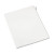 Preprinted Legal Exhibit Side Tab Index Dividers, Allstate Style, 10-tab, 2, 11 X 8.5, White, 25/pack