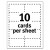 Magnetic Business Cards, Inkjet, 2 X 3.5, White, 30 Cards, 10 Cards/sheet, 3 Sheets/pack