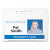 Proximity Id Badge Holders, Horizontal, Clear 3.75" X 3" Holder, 3.5" X 2.25" Insert, 50/pack