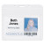 Pvc-free Badge Holders, Horizontal, Clear 4.5" X 4" Holder, 4.13" X 3.25" Insert, 50/pack
