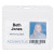 Pvc-free Badge Holders, Horizontal, Clear 4.5" X 4" Holder, 4.13" X 3.13" Insert, 50/pack