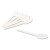 Corn Starch Cutlery, Spoon, White, 100/pack