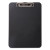 Unbreakable Recycled Clipboard, 0.5" Clip Capacity, Holds 8.5 X 11 Sheets, Black