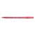 Round Stic Xtra Life Ballpoint Pen, Stick, Medium 1 Mm, Red Ink, Translucent Red Barrel, Dozen