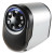 Quietsharp Glow Classroom Electric Pencil Sharpener, Ac-powered, 6.13 X 10.69 X 9, Silver/black