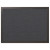 Designer Fabric Bulletin Board, 24 X 18, Black Surface, Black Mdf Wood Frame