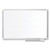 Ruled Magnetic Steel Dry Erase Planning Board, 48 X 36, White Surface, Silver Aluminum Frame