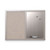 Designer Combo Fabric Bulletin/dry Erase Board, 24 X 18, Multicolor/gray Surface, Gray Mdf Wood Frame