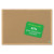 Earth Cork Board, 36" X 24", Tan Surface, Oak Finished Wood Frame