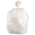 Low-density Waste Can Liners, 56 Gal, 0.6 Mil, 43" X 47", White, 25 Bags/roll, 4 Rolls/carton