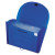 Expanding Files, 1.63" Expansion, 13 Sections, Cord/hook Closure, 1/6-cut Tabs, Letter Size, Blue