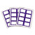 Laser Printer Name Badges, 3 3/8 X 2 1/3, White/blue, 200/box