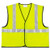 Class 2 Safety Vest, Polyester, X-large, Fluorescent Lime With Silver Stripe