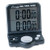 Dual Timer/clock With Jumbo Display, Lcd, 3.5 X 1 X 4.5, Black