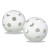 Plastic Baseballs, 9" Diameter, White, 12/set